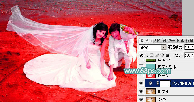 实用抠图教程:透明婚纱抠图