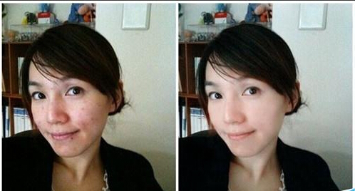 美图秀秀如何快速洁白皮肤