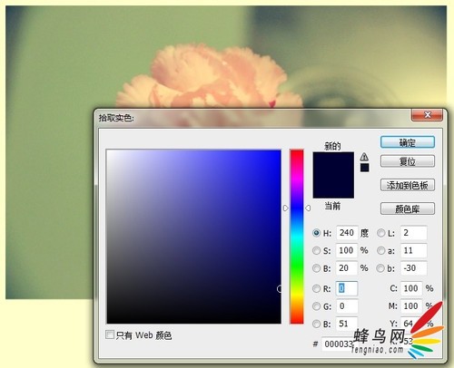 摄影后期拯救弱光照片 教你调出唯美花朵