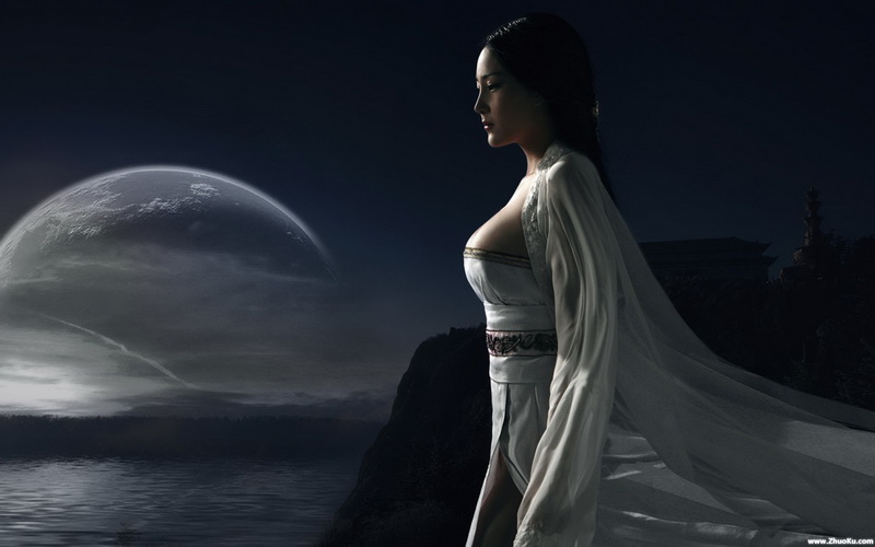 PhotoShop合成树林古代美女效果教程 全福编程网