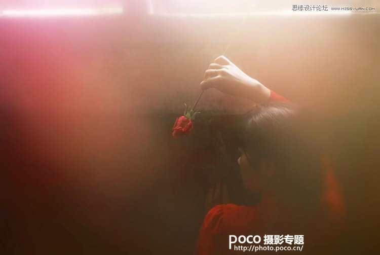 Photoshop给废墟人像添加粉色朦胧美效果,PS教程,思缘教程网