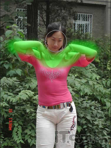 PS为照片减肥:快速给芙蓉姐姐减肥_webjx.com