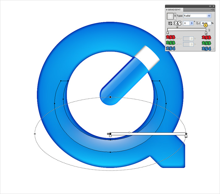 AI制作QuickTime Logo教程 全福编程网网 AI实例教程