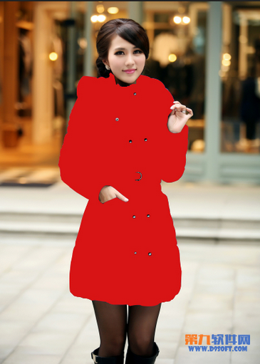 Photoshop快速给衣服换色教程