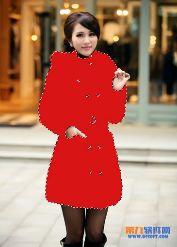 Photoshop快速给衣服换色教程