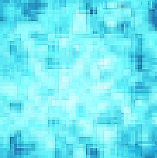 用Photoshop快速制作蓝色背景马赛克 全福编程网
