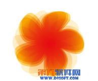 Illustrator制作叠影花瓣效果 全福编程网