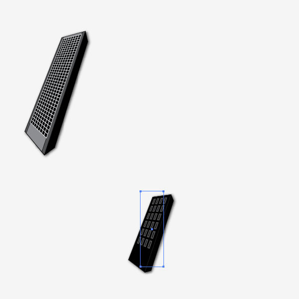 AI绘制抽象矢量城市 飞特网 AI实例教程