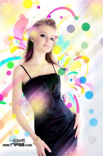 PhotoShop打造青春时尚美女海报教程 全福编程网