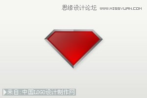 Photoshop绘制宝石风格的LOGO设计教程 全福编程网