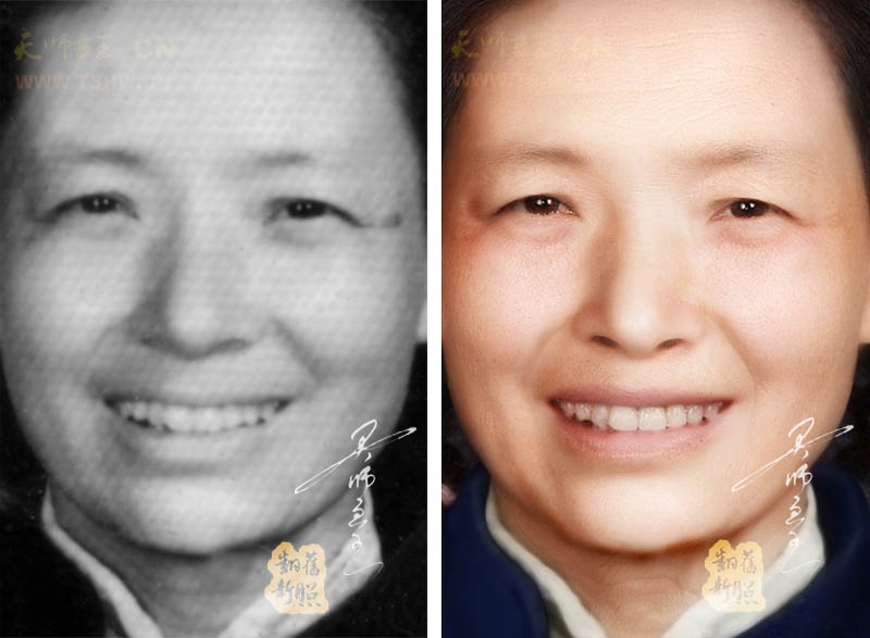 老照片翻新做清晰