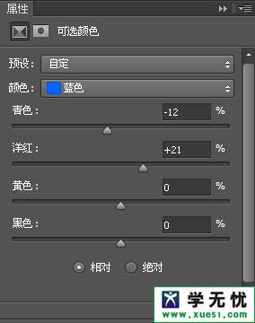 photoshop给美女照片添加双重曝光特效可选颜色