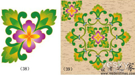 Illustrator教程：古典花纹图案的设计制作_中国教程网