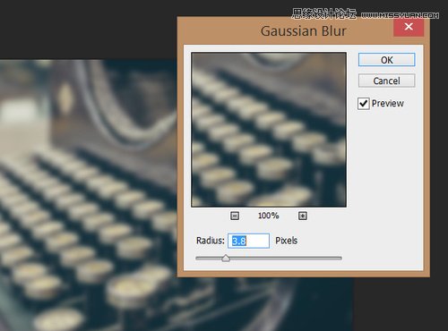 Photoshop处理文字让背景和字体更加鲜明,PS教程,素材中国网