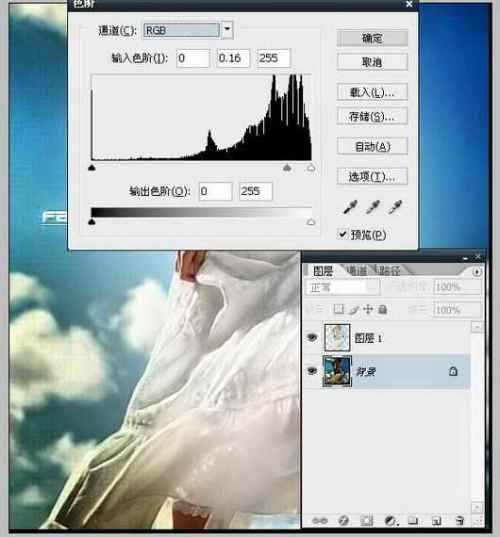 Photoshop巧做照片艺术处理：裙摆飞扬