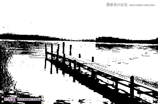 Photoshop把湖边风景照转成艺术效果,全福编程网