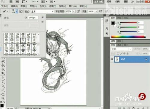 Photoshop将照片转换成素描图 再通过笔刷替换 添加手绘风格