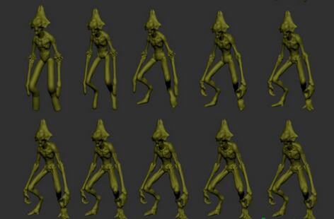 zbrush,zbrush外星人,zbrush外星人教程		