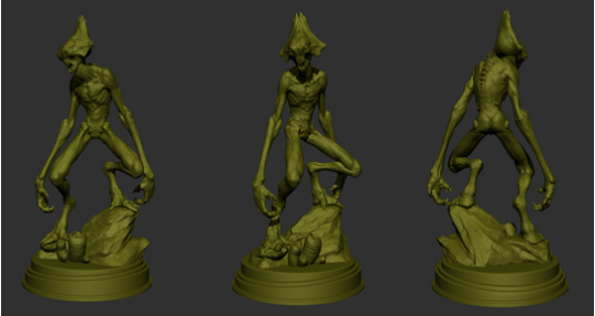 zbrush,zbrush外星人,zbrush外星人教程		