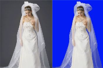 PhotoShop用白色保留抠半透明婚纱教程  全福编程网