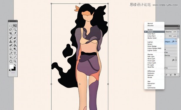 Illustrator在智能对象上添加纹理,PS教程,思缘教程网