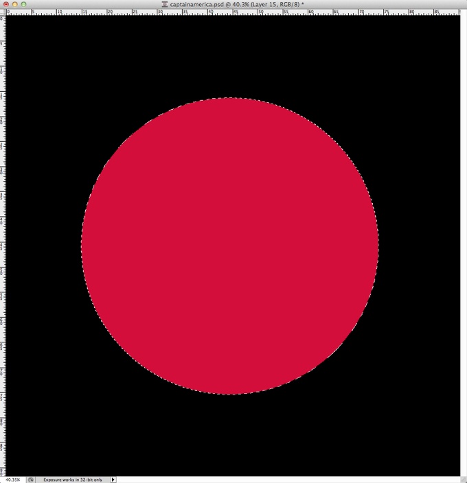 photoshop绘制逼真美国队长的盾牌 时代设计 鼠绘教程