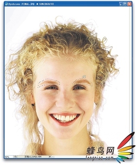 人像的修饰&middot;增强睫毛和眉毛