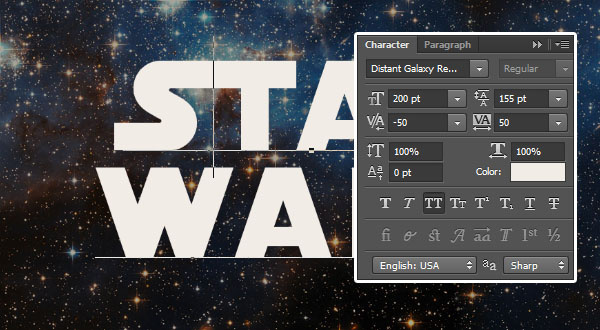 原力觉醒！Photoshop创建星战文字特效