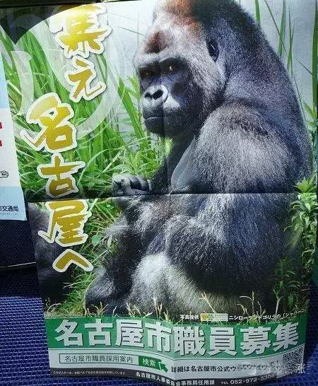 名古屋的公务员招募海报