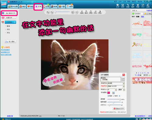 美图秀秀亲手打造属于你的甜甜私房猫