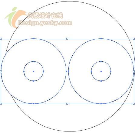 IllustratorCS2实例图解：绘制八卦鱼(2)
