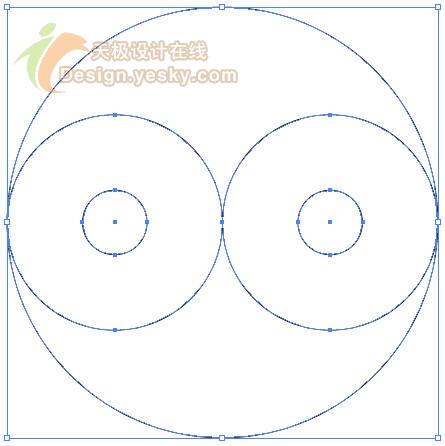 IllustratorCS2实例图解：绘制八卦鱼(2)