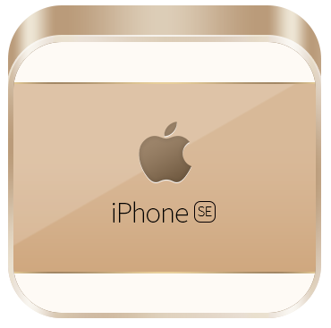 PS绘制超写实的IPHONE SE图标