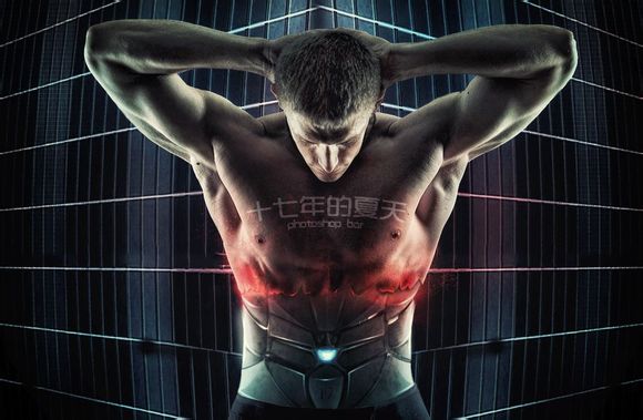 PS合成与绘制科幻色彩的人物 全福编程网