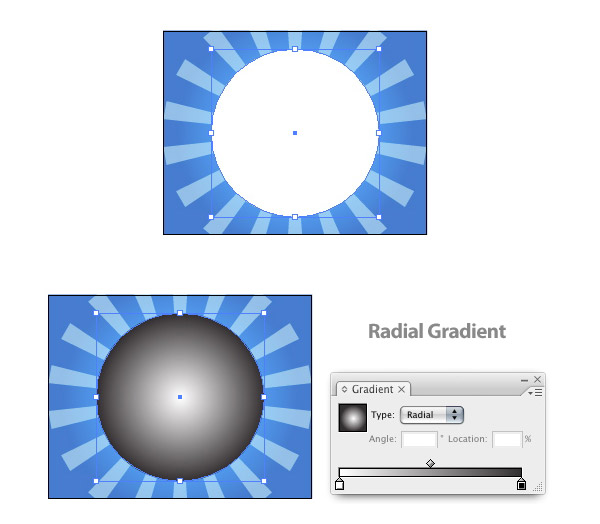 AI绘制快乐的小章鱼 全福编程网网 AI实例教程Gradient