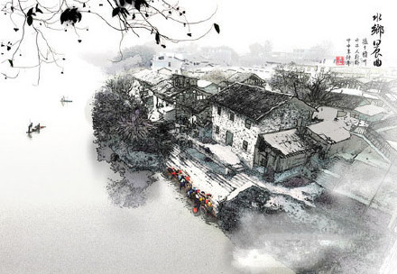 PS轻松打造水墨插画照片效果 全福编程网
