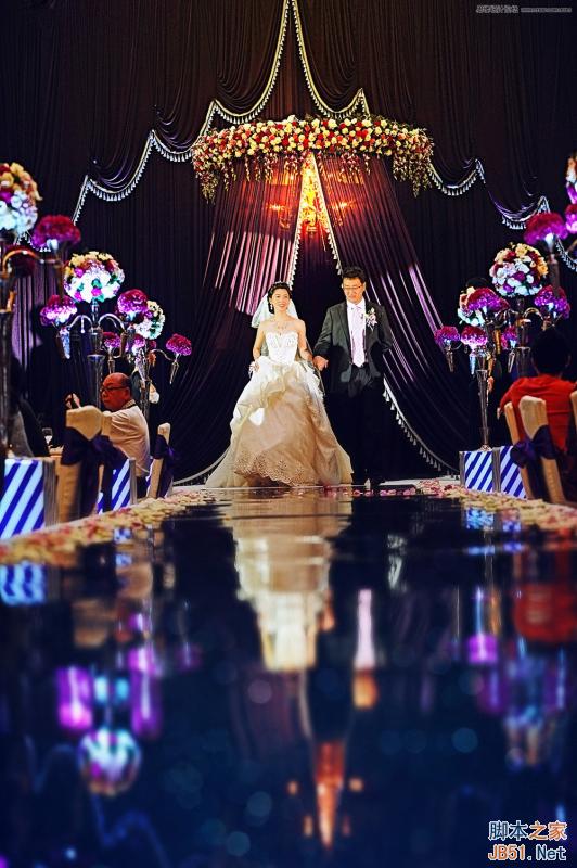 Photoshop详细解析室内婚片婚宴的整体色彩处理教程   全福编程网