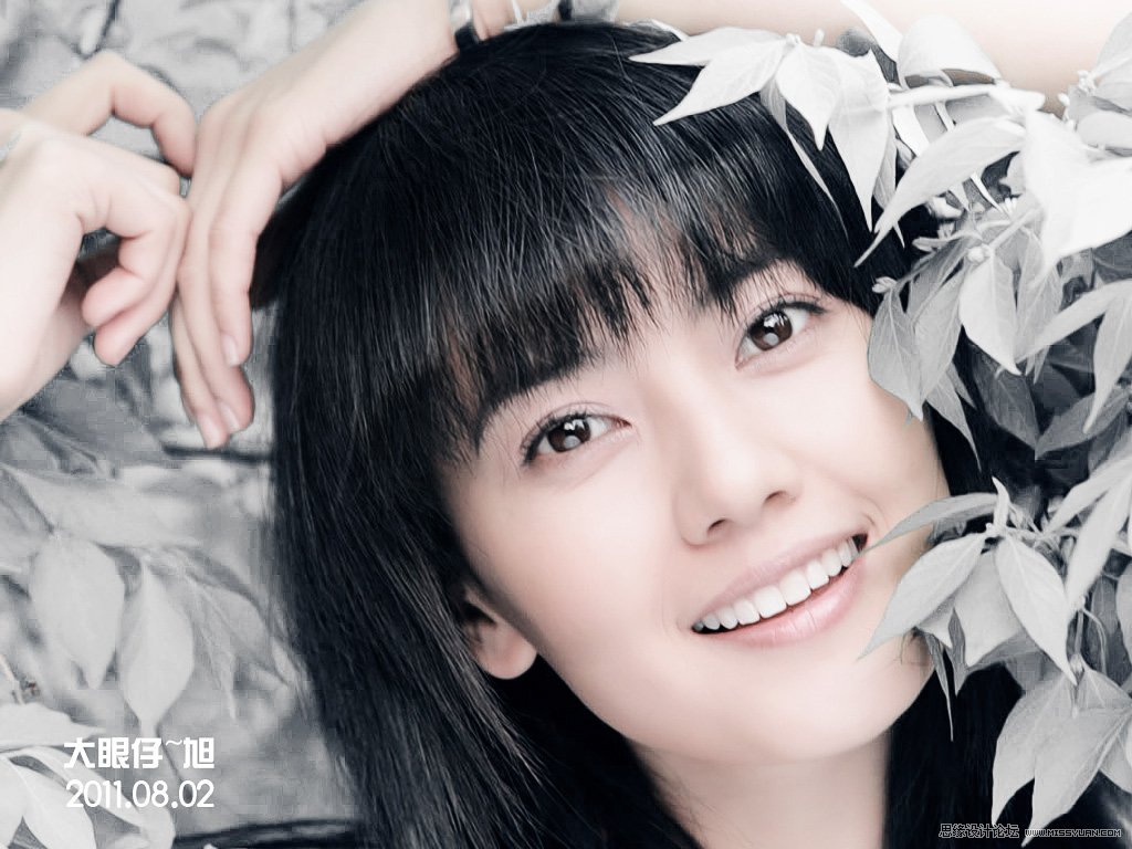 PhotoShop为外景美女照片调出红外线效果 全福编程网教程