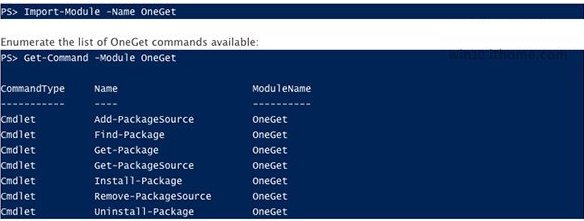 Win10系统新功能OneGet是什么？ 全福编程网