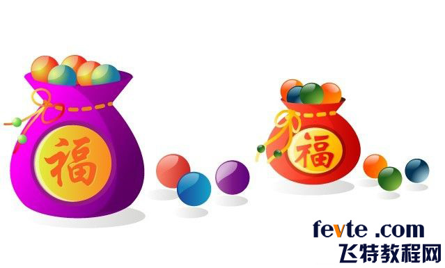 AI制作卡通福袋图标  全福编程网教程