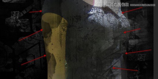 Photoshop创意合成碎片装饰的人像海报教程,PS教程,素材中国