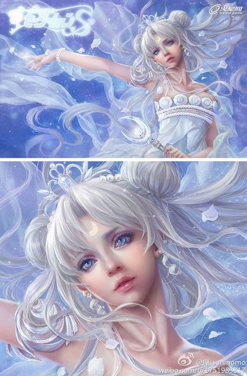 PS教程：Photoshop打造靓丽的月亮公主