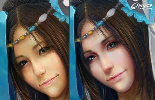 PS教程：Photoshop打造靓丽的月亮公主