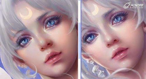 PS教程：Photoshop打造靓丽的月亮公主