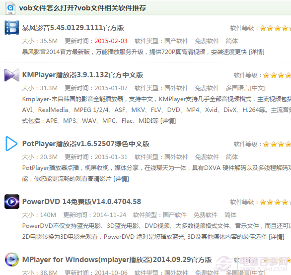 vob文件如何打开? 全福编程网