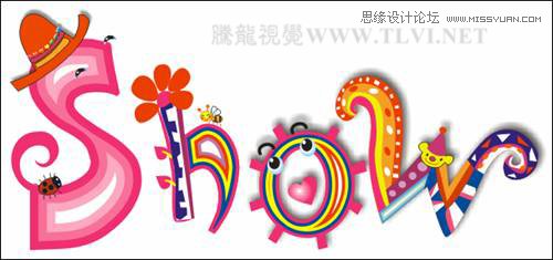 CorelDRAW教程：制作可爱风格的艺术字教程,全福编程网