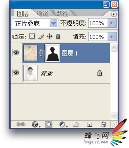图像的合成技术 用蒙版遮盖头发