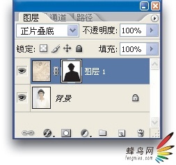 图像的合成技术 用蒙版遮盖头发