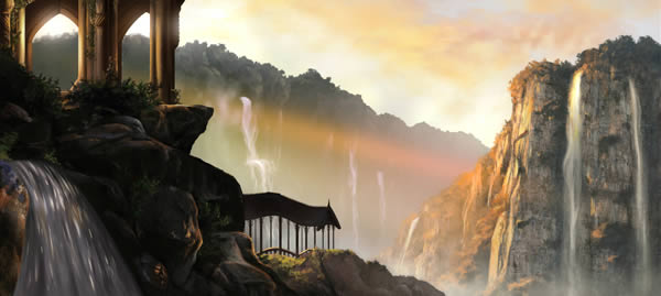 PS绘制逼真的大型山水场景 全福编程网