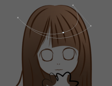 真人照片转成Q版卡通漫画效果过程